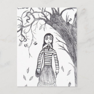 Creepy Halloween Postcard