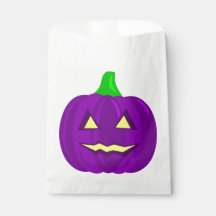 creepy halloween pumpkin purple