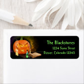 Creepy Halloween Return Address Labels | Zazzle