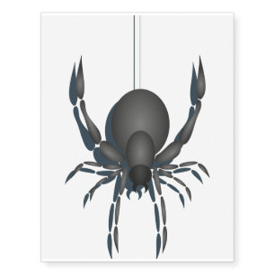 Creepy Halloween Spider Temporary Tattoos