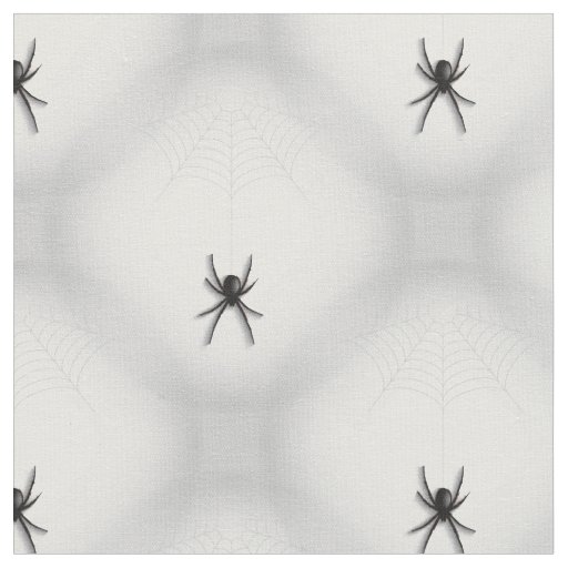 creepy halloween spider web fabric