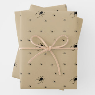 Creepy Halloween Spider Wrapping Paper