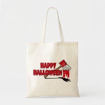 Creepy Halloween Treat Bag by holiday_tshirts at Zazzle
