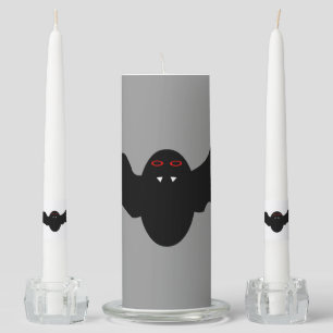 Creepy Halloween Vampire Bat Candle Set