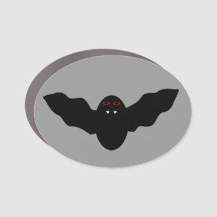 Creepy Halloween Vampire Bat Car Magnet