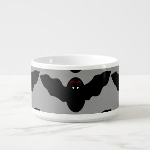Creepy Halloween Vampire Bat Chili Bowl