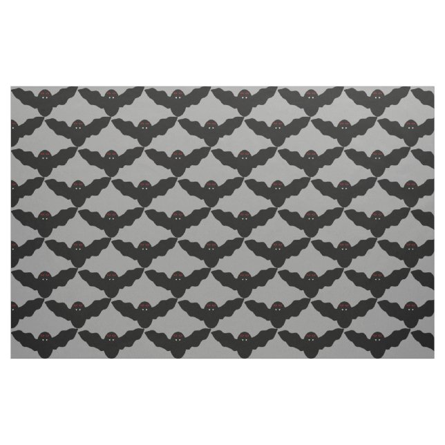 Creepy Halloween Vampire Bat Craft Fabric (Fat Quarter)