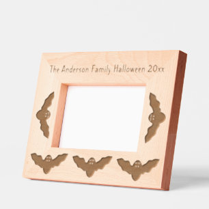 Creepy Halloween Vampire Bat Custom Engraved Frames