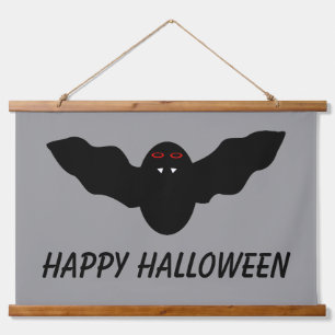 Creepy Halloween Vampire Bat Custom Hanging Tapestry