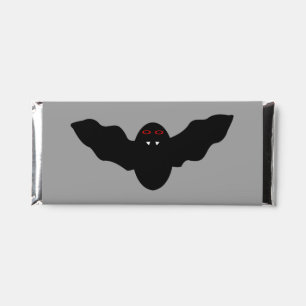 Creepy Halloween Vampire Bat Custom Hershey Bar Favors