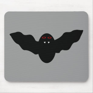 Creepy Halloween Vampire Bat Mousepad