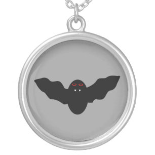 Creepy Halloween Vampire Bat Necklace