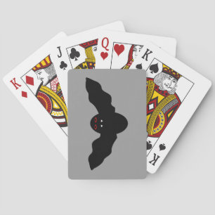Creepy Halloween Vampire Bat Playing cards
