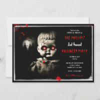 Creepy Haunted Doll Halloween Costume Party