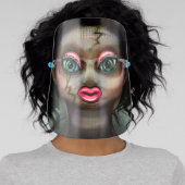 Creepy Haunted Doll Mask Face Shield (Insitu)