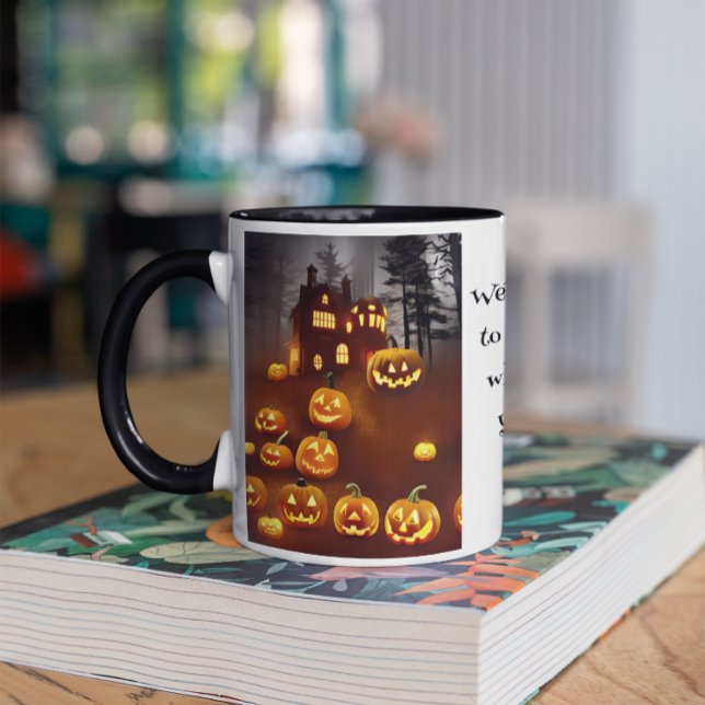 Creepy Haunted Halloween House  Mug (Creator Uploaded)