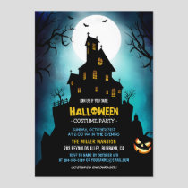 Creepy Haunted House Scary Halloween Party Invitation