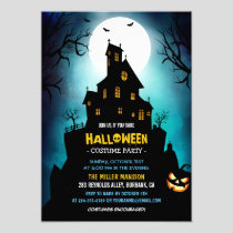 Creepy Haunted House Scary Halloween Party Invitation