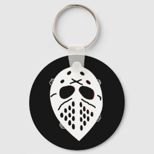 Creepy Hockey Mask Products Keychain