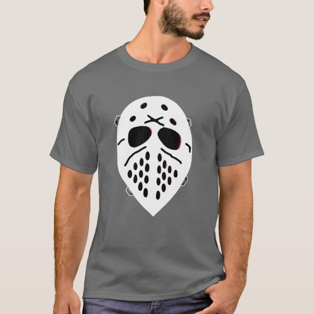 Creepy Hockey Mask Products T-Shirt (Front)