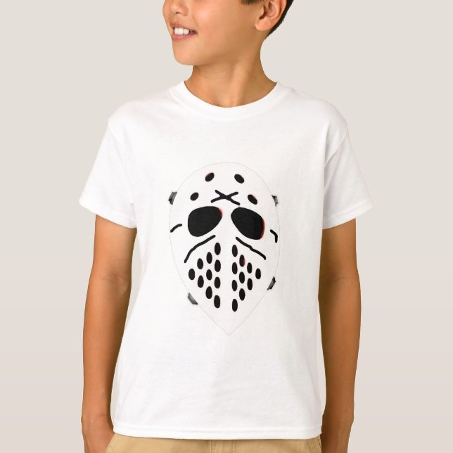Creepy Hockey Mask Products T-Shirt (Front)