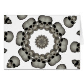 Creepy Human Skull Mandala (Front Horizontal)