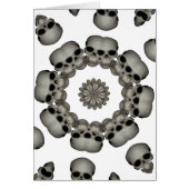 Creepy Human Skull Mandala (Front)