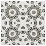 Creepy Human Skull Mandala Fabric