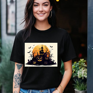 Creepy illustrations Halloween T-Shirt