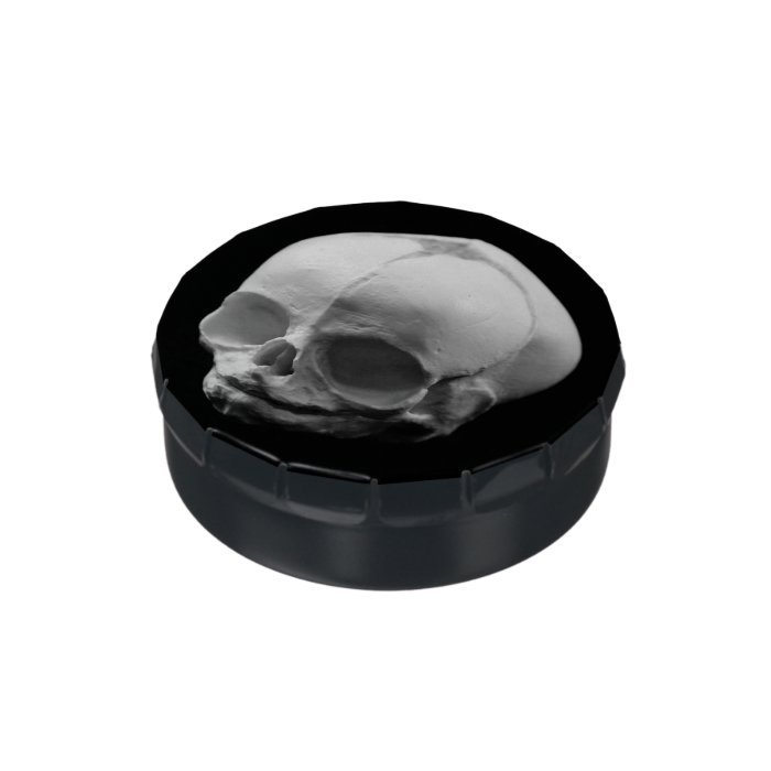 Creepy Infant Skull Goth Candy/Mints Tin Candy Tins