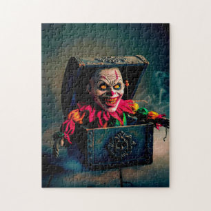 Creepy Jack in the Box Jigsaw Puzzle
