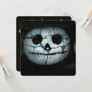 Creepy Jack-o-Lantern Halloween Invitation