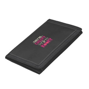 Creepy Kooky Halloween Skull Pumpkin Design_1 Tri-fold Wallet