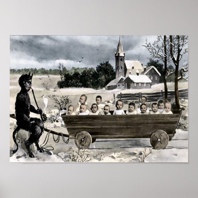 Creepy Krampus Poster (Front)