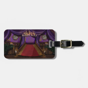 Creepy Mansion Stairway Luggage Tag