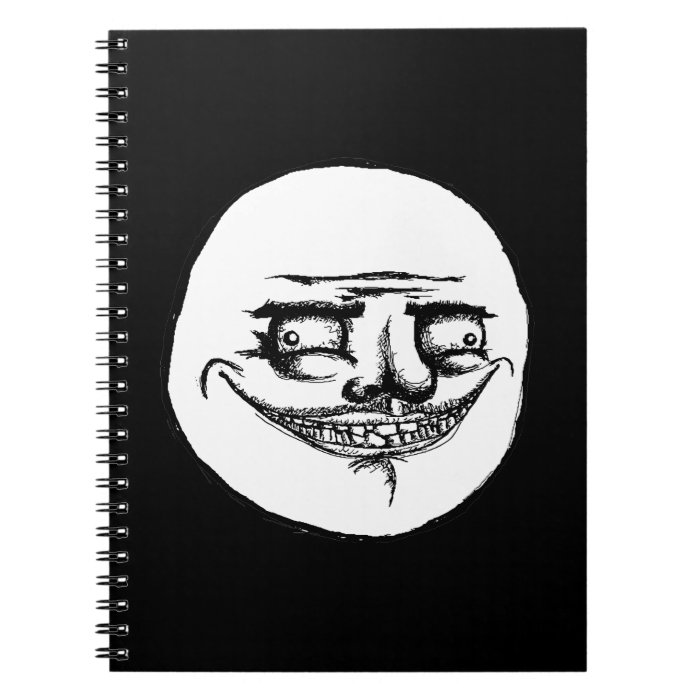 Creepy Me Gusta   Black Notebook