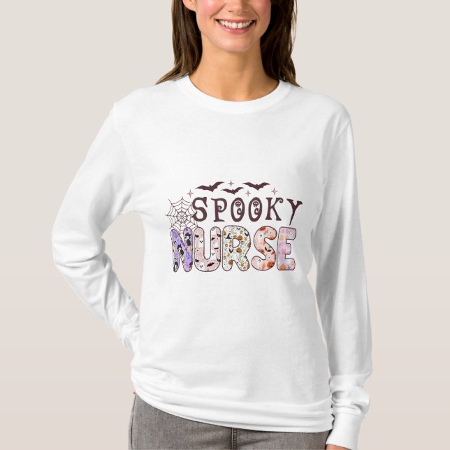 Creepy Medical Costume Long Sleeve T-Shirt (Front)