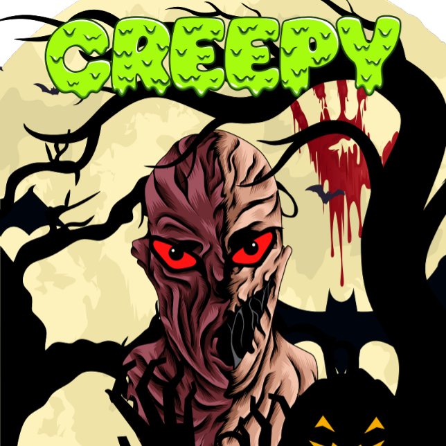 creepy monster shirt (Creepy Monster)