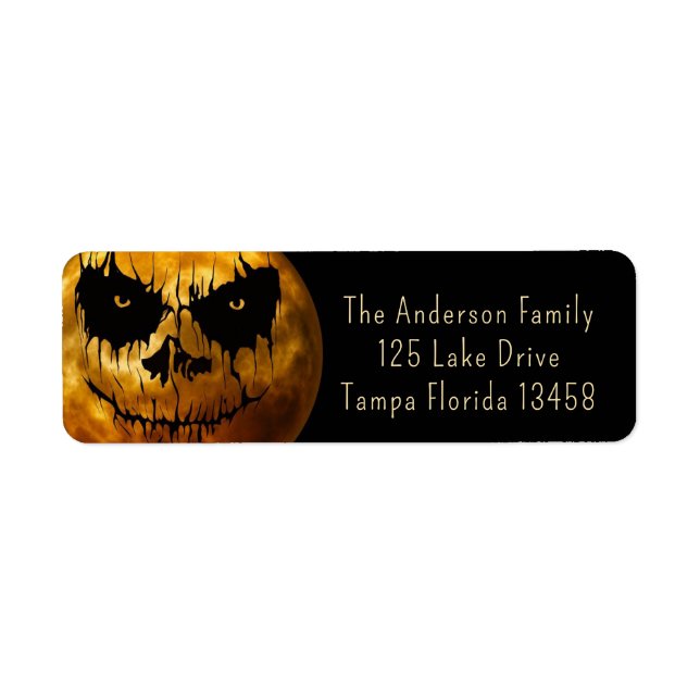 Creepy Moon Label (Front)