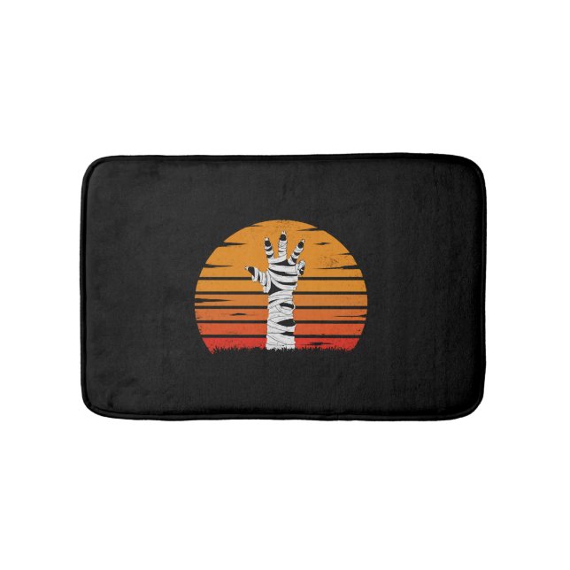 Creepy Mummy Hand Costume Men Women Kids Halloween Bath Mat (Front)