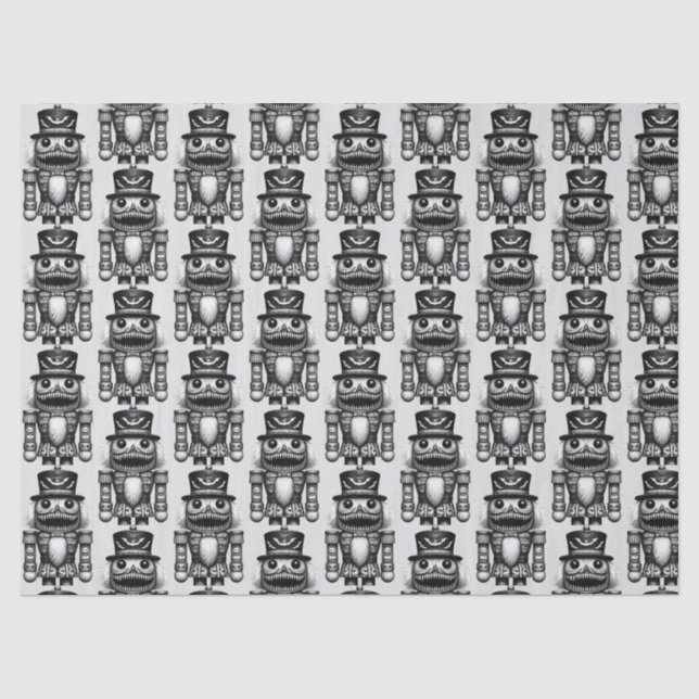 Creepy Nutcracker Tissue Paper (Front)