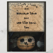 Creepy Orange Pumpkin Jack-o-Lantern (Front)