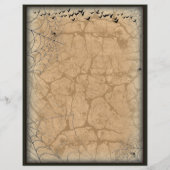 Creepy Orange Pumpkin Jack-o-Lantern (Back)