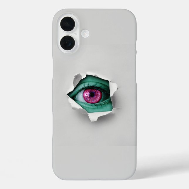 Creepy Peeking Eye Phone Case (Back)