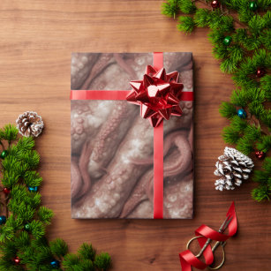 Creepy Santa Mixed Gift Wrapping Paper Set: Folded Flat Wrap – Snark Gifts