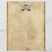 Creepy Pirate Skull & Crossed Cutlasses (Front)