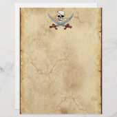 Creepy Pirate Skull & Crossed Cutlasses (Front/Back)