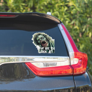 Creepy Putrid Zombie Humor Sticker