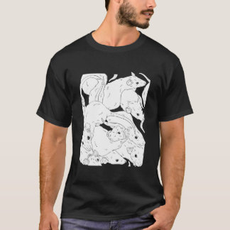 Creepy Rat King I Wicca Witch Pastel Goth Rats T-Shirt
