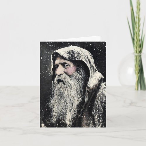 Creepy Santa Christmas Card